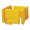 Rubbermaid Commercial Locking Cabinet, For Rubbermaid Commercial Cleaning Carts, Yellow FG618100YEL - alternate 3